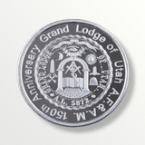 Grand Lodge of Utah - 150th Anniversary Silver Coin
